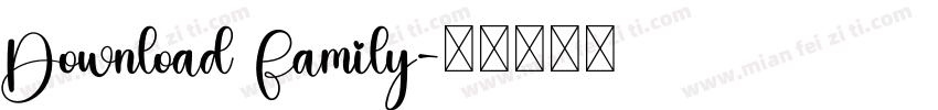 Download Family字体转换